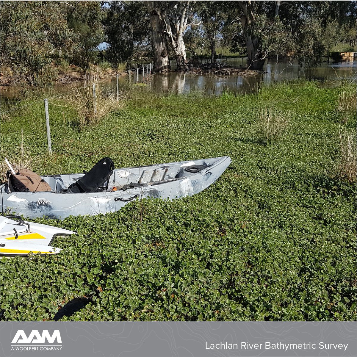 Today is #WorldWaterDay, and a chance for us all to advocate for the sustainable management of freshwater resources. In light of this, let us revisit AAM bathy works in the Lachlan River system, to inform best practice for water management. hubs.la/Q01CQyZp0