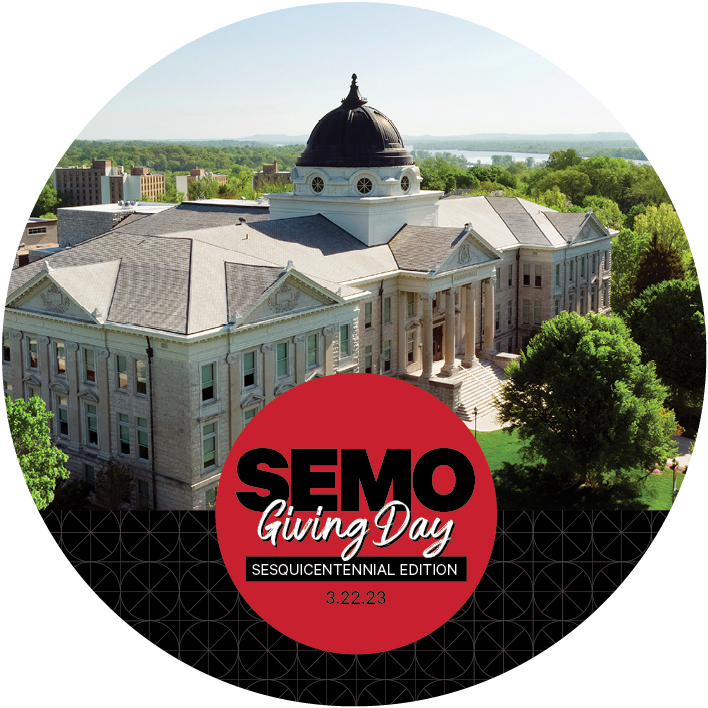SEMissouriState's tweet photo. On SEMO Giving Day, you can be a part of something big. If we reach our goal of $150,000 we will unlock an additional $10,000 in challenge dollars from a generous anonymous donor! #SEMOGivingDay #SEMO150 https://t.co/ChPHhbujuB https://t.co/y3f2PN8HVV