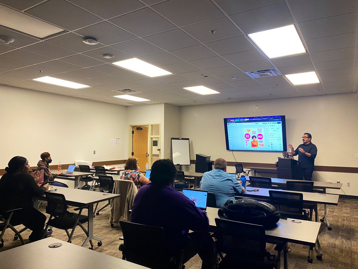 Thank you <a href="/ClaudioZavalaJr/">૮ℓαµ∂เσ ƶαѵαℓα ʝ૨.</a> for an incredible PD introducing <a href="/AdobeExpress/">Adobe Express</a>! I’m so excited for our CITs to bring the knowledge back to <a href="/SpringISD/">Spring ISD</a> Innovator campuses so that students have the opportunity to create using technology! <a href="/SISDInstTech/">SpringISD Inst Tech</a> <a href="/kholiday71/">Kevin H</a> <a href="/SISD_CoA/">K. Cuellar</a> <a href="/LaTracyHarris/">LaTracy Harris, Ed.D</a>