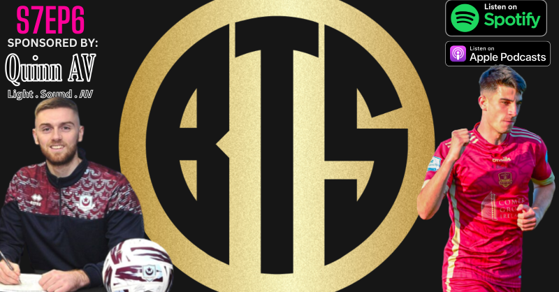 betweenstripes's tweet photo. 𝗦𝟳𝗘𝗣𝟲 𝗢𝗨𝗧 𝗡𝗢𝗪!

On this week's show, we hear from @GalwayUnitedFC striker @RobertManley97 and @DroghedaUnited defender @ConorKeeley97. 

@kieran_b_sport &amp; @garyreilly1 cover all the usual LOI bases as well as discussing Ireland's games this week and the new kit 👇
