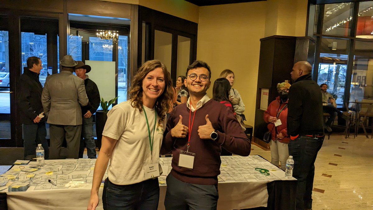 SolarFarmSummit's tweet photo. There will never be another inaugural Solar Farm Summit! Immeasurable thanks to all 500+ souls attending North America's #Agrivoltaics Expo! We're humbled &amp; honored to host such passionate pros! We'll meet y'all right back in Rosemont for MUCH more in 24!! https://t.co/FavnAMvc3S https://t.co/IBO0GisQRp