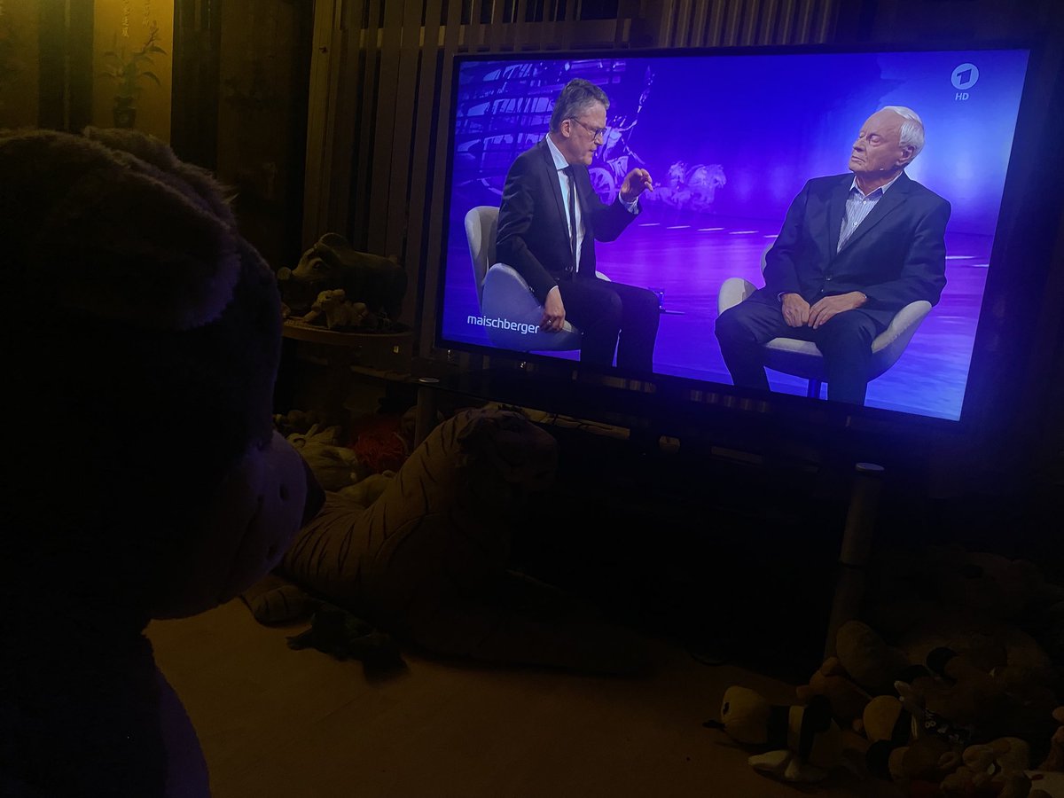 eddy_terstall's tweet image. Duitse tv. Op de twee hoofdzenders serieuze lange praatprogrammas. Gelijktijdig. ARD en —-&amp;gt;