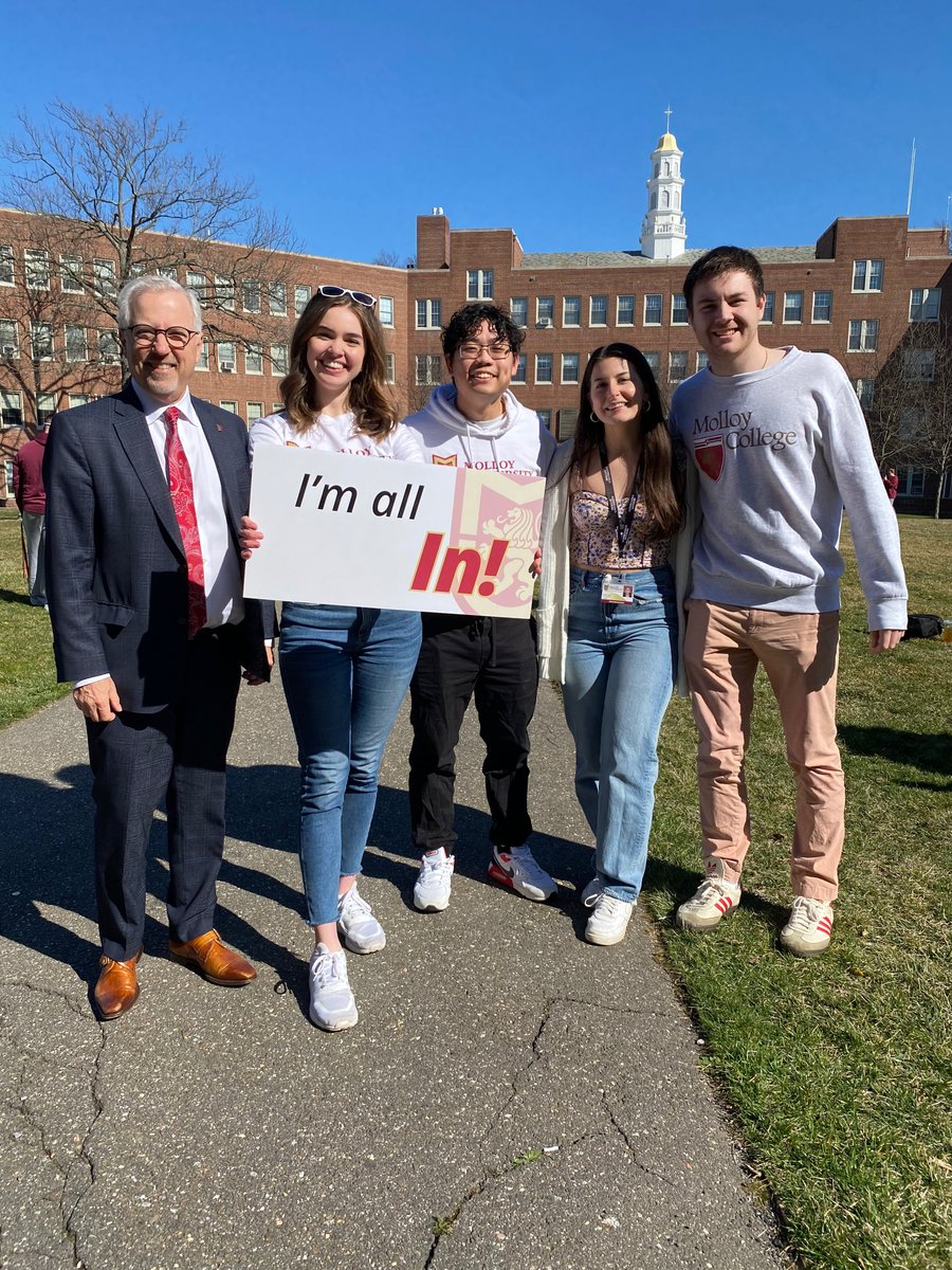 PrezLentini's tweet photo. We had a great kickoff to ALL IN DAY at Molloy University today! YOU can help us to make the event a success. Just go to this link: https://t.co/KfzO82bIav

There's plenty of time to support the New U! https://t.co/h0uponMcV9