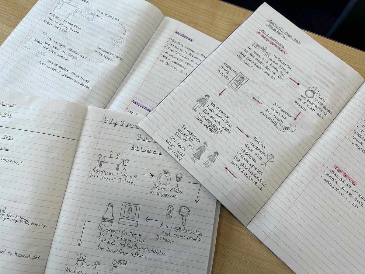 We don’t do much dual coding in English and so I’ve recently introduced it into chapter summaries, the students love it! I wondered if anyone had any tips of where it works well? @MrTs_NQTs #teacherofenglish