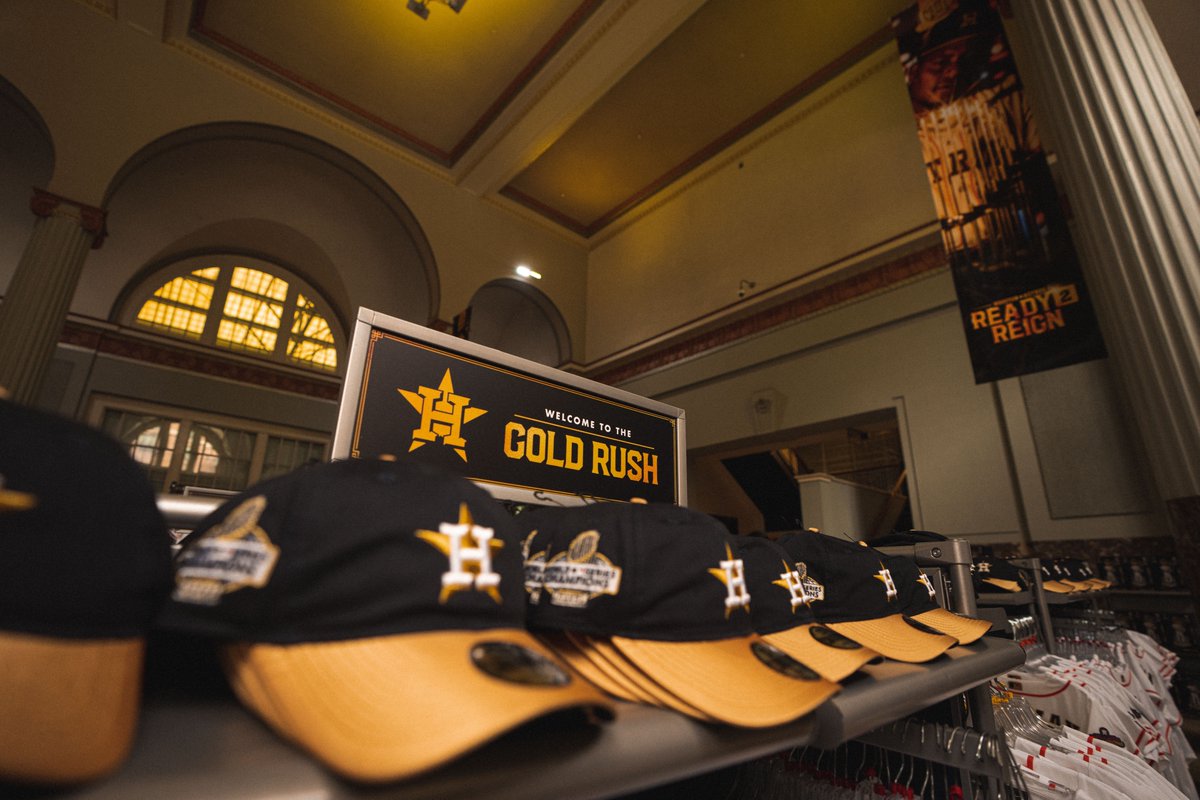 Houston Astros - Everything is better in gold. #GoldRush