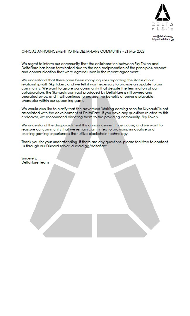 DeltaFlare LLC tweet media