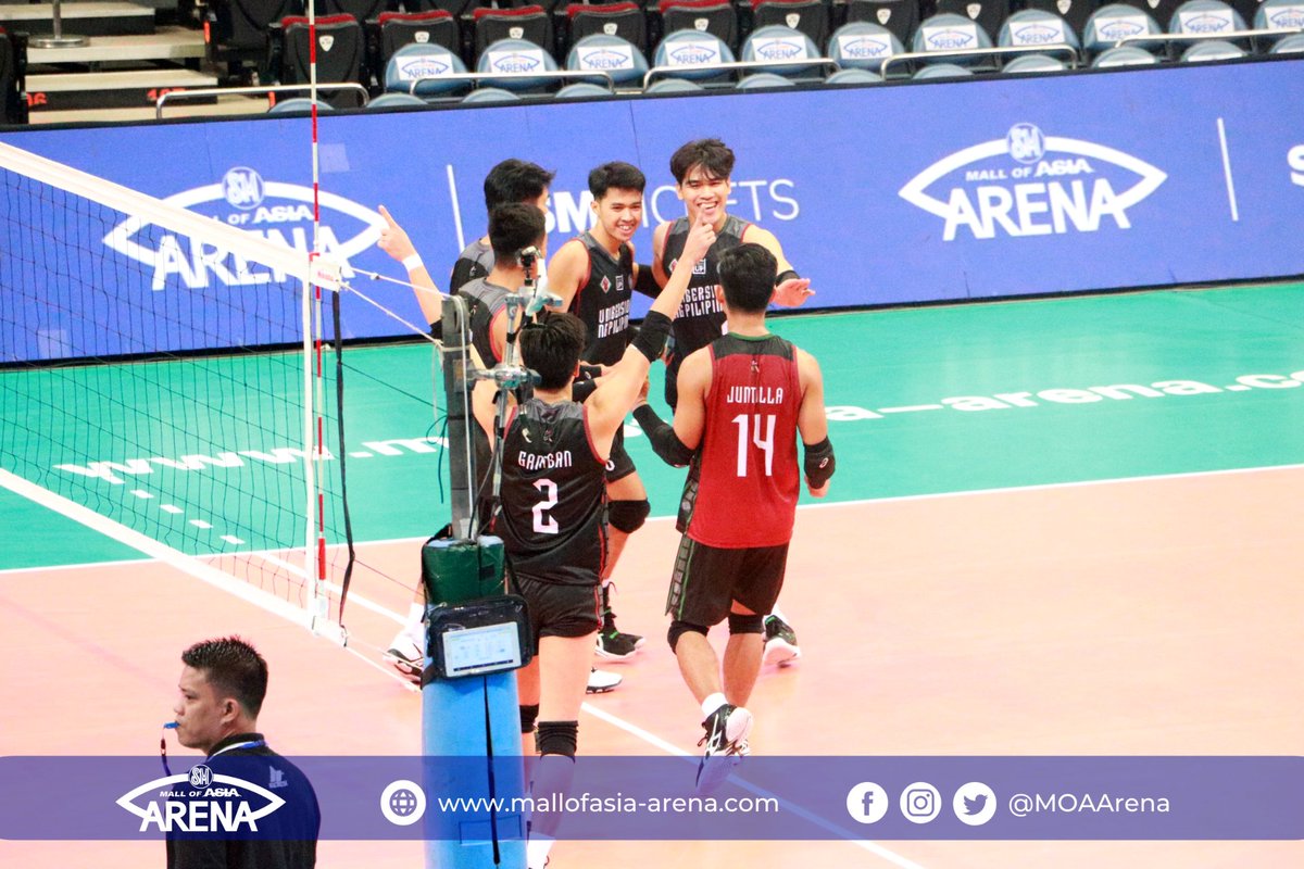 MOAArena's tweet photo. #UAAPSeason85 Men’s Volleyball

FINAL SET SCORE: AdU 25 - UP 22

#RiseAsOne
#UAAPS85AtMOAArena
#ArenaSafe
#ChangingTheGameElevatingEntertainment https://t.co/aRPfeGJwu7