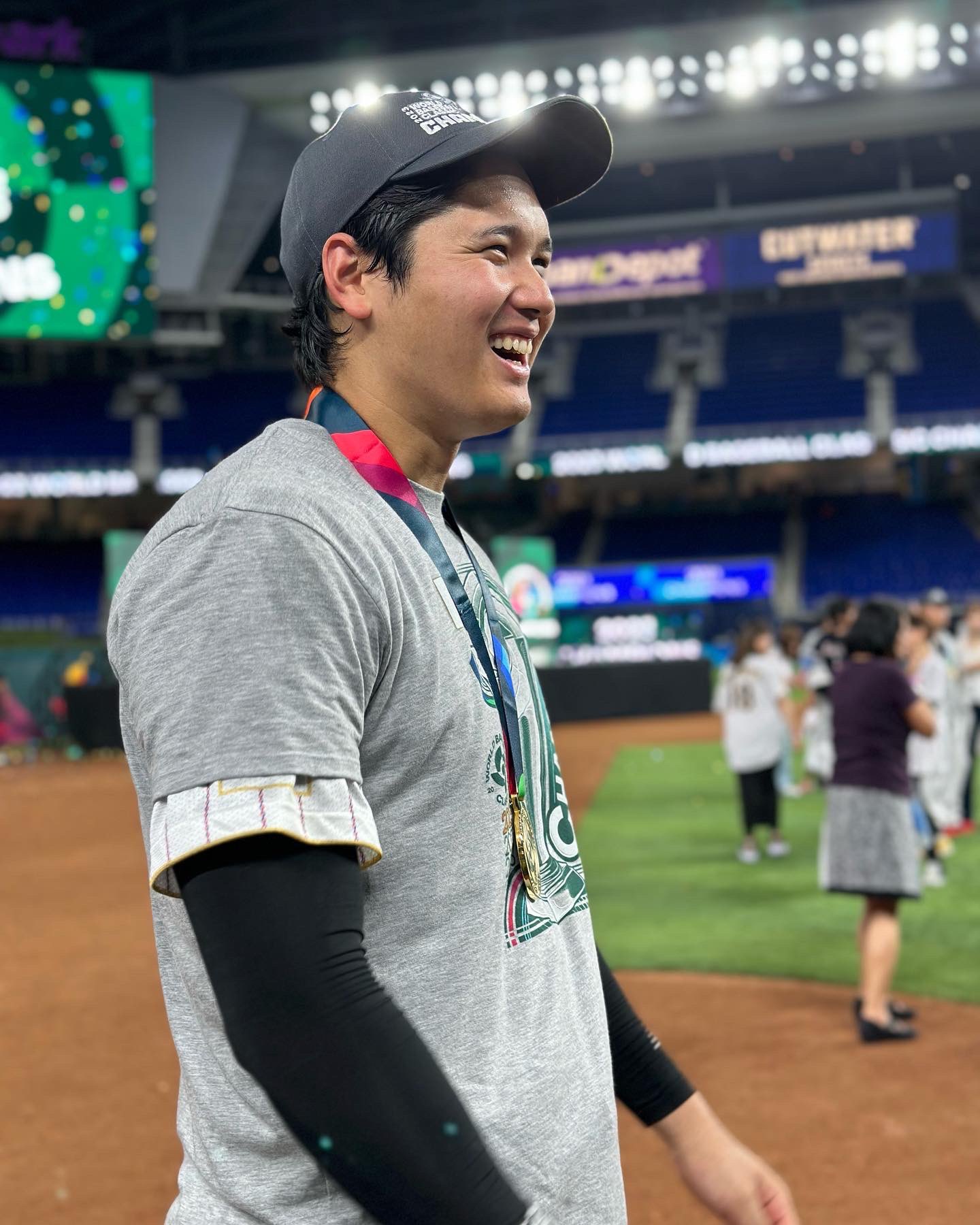 2023 Topps Now Shohei Ohtani WBC Base Relic 78/99 World