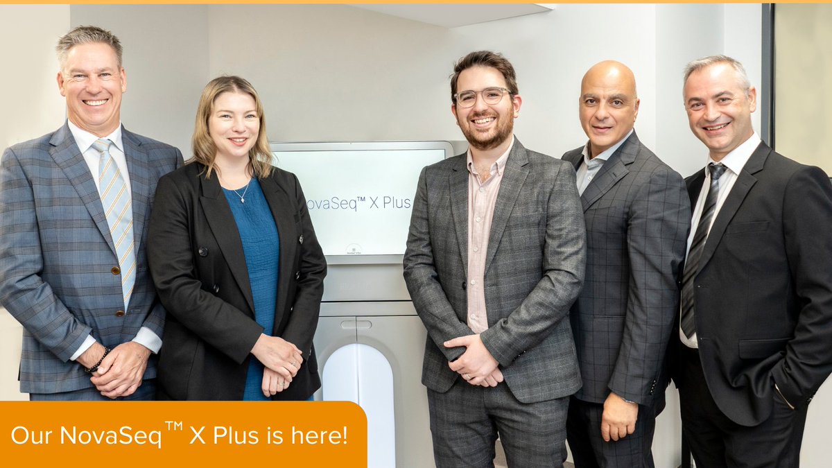 AGRF_genomics's tweet photo. 📣 Australia's first NovaSeq™ X Plus is here at AGRF!

We are so excited to announce the arrival of the NovaSeq™ X Plus at AGRF, @illumina most powerful sequencing instrument to-date and the first in Australia.

💻Read more: https://t.co/GkvWWCp5HO

#AGRF #Genomics #NovaSeqX https://t.co/Uu4aI8idzA