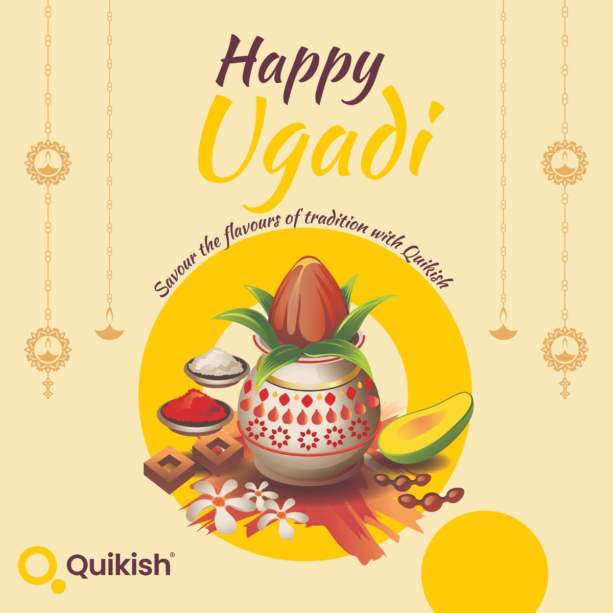JustQuikish's tweet photo. Gather your loved ones and celebrate the new year with a delectable spread from #Quikish. Add some flavour to your #festivities!
Use code: UGD23 for a 25% OFF. Offer valid till 24th March 2023.
#Ugadi2023 #GudiPadwa2023 #PreservativeFree #AdditiveFree #QualityIngredients https://t.co/cqb0zfuupF