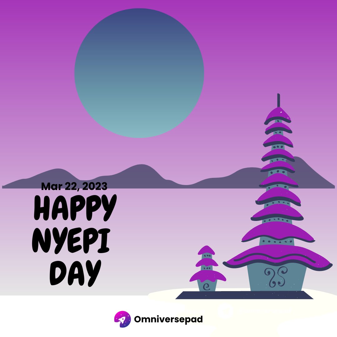 omniversepad's tweet photo. HI Omnilovers 💞💞

"HAPPY NYEPI DAYS"

#omveducation #OmniMotivaon #Omnipad #Omniversepad #OMVToken #cryptocurrencies #playtoearn
#nyepi #nyepiday #harirayanyepi https://t.co/SquEYJaGIK