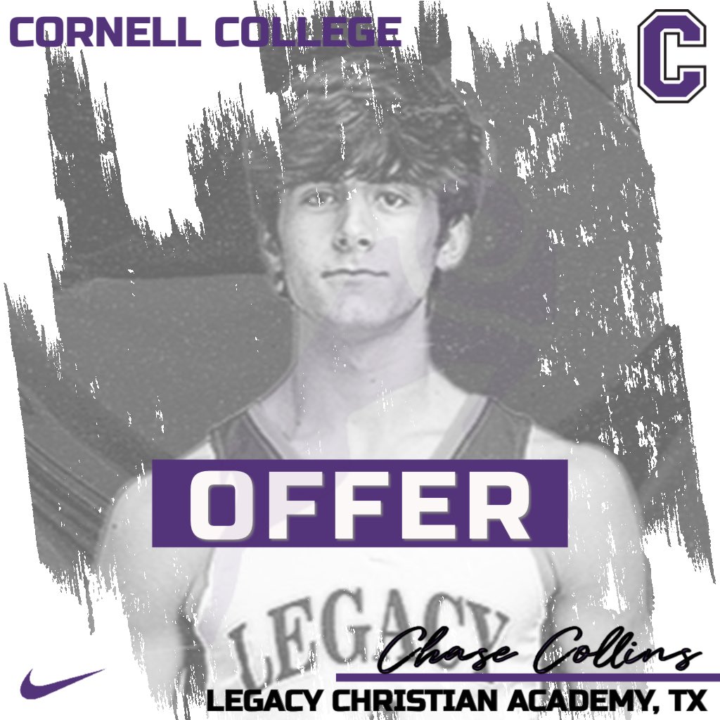 Chase_collins48's tweet image. I’m blessed to receive an offer from Cornell College! @CoachSchlabaugh @TexasimpactAE @CoachKil_LCA @Coach_Turner87