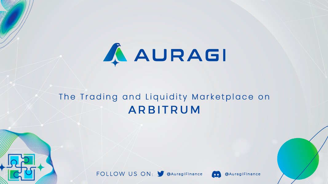 (1/2)Welcome to AURAGI FINANCE:
✅We are a pioneer AMM on Arbitrum with ve(3,3) mechanics
✅We offer our users minimal slippage, low swapping fees and deep liquidity
✅Our swapping fees are 0.01% for stable and 0.05% for volatile pairs.