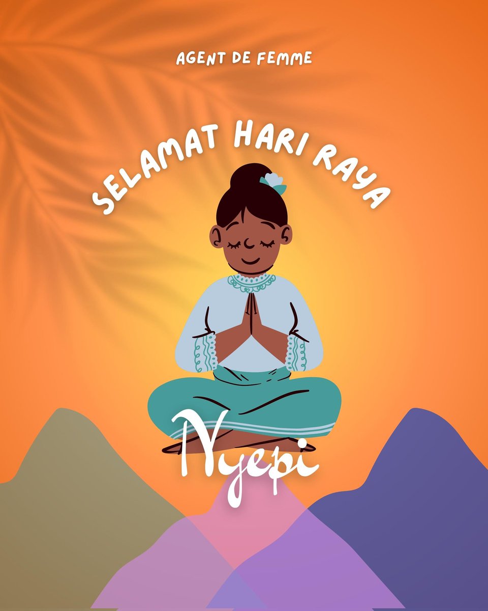 agentdefemme's tweet photo. Rahajeng Rahina Nyepi Caka 1945 dari kami segenap tim Agent de Femme 🙏🏽 https://t.co/38k4sBz0fW