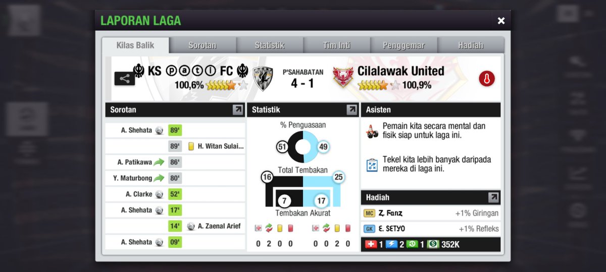 彡KS ⓟⓐⓣⓘ FCミ#TopEleven tweet media