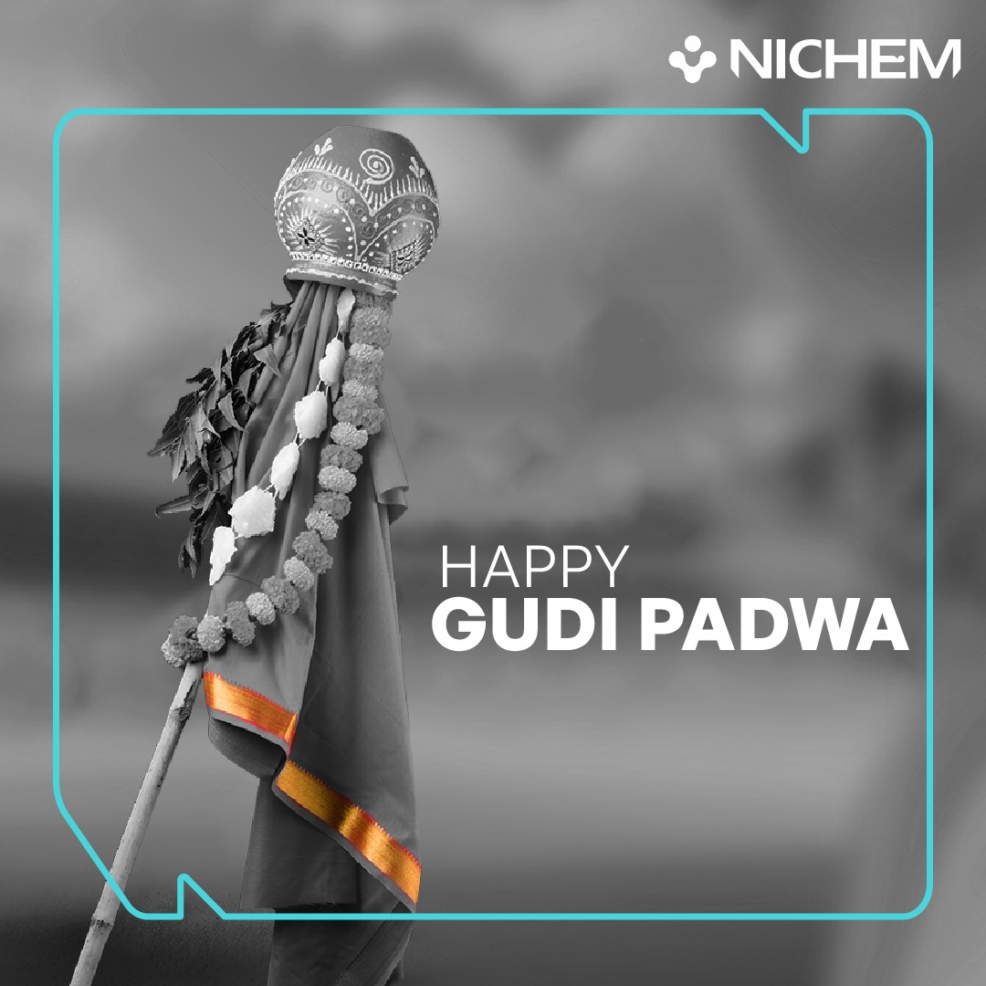 nichemsolutions's tweet photo. Happy Gudi Padwa from all of us at NICHEM Solutions! 

#GudiPadwa #NICHEMSolutions #Chemicals #ChemicalSolutions #ChemicalTechnology #Manufacturing #SustainableSolutions #Innovation #Nontoxic #Ecofriendly https://t.co/xRSA2kHbGT