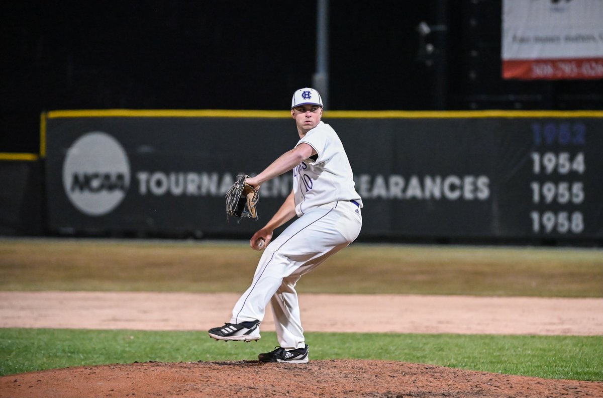 HCrossBaseball's tweet image. Lifted by clutch pitching across the board and a three-run homer in the sixth inning by Sean Scanlon, Holy Cross defeated UMass, 4-3, in the Crusaders' home opener at Fitton Field: bit.ly/3JHXWZA

#GoCrossGo