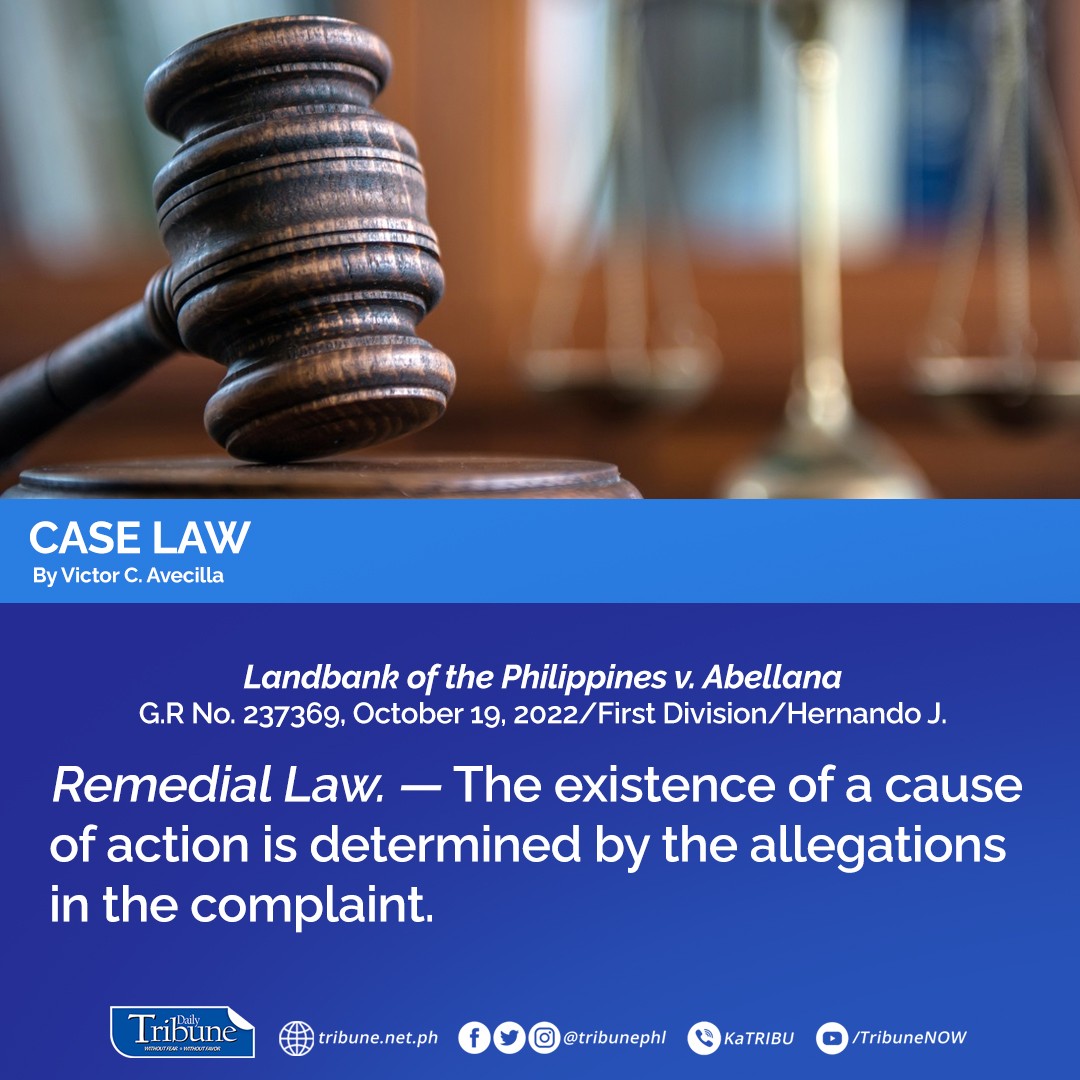 Daily Tribune on Twitter "A cause of action is an act or omission by