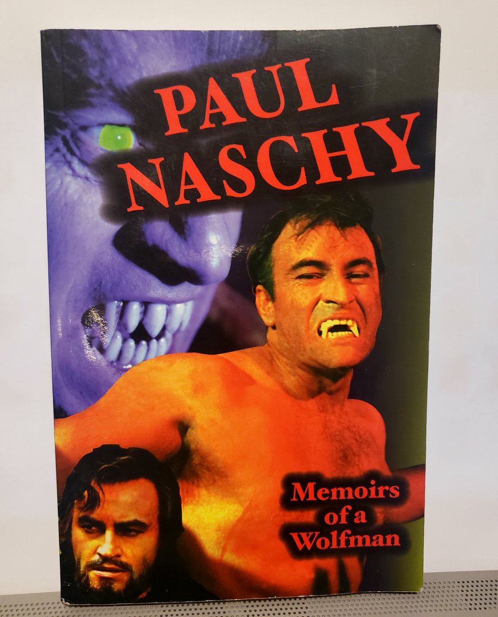 Just finished reading Paul Naschy's autobiography & wish I knew all this info when I met him in 2004. All the nonsense he had to deal with in the production of his art. I would've praised him even more. #PaulNaschy #JacintoMolina #ElHombreLobo