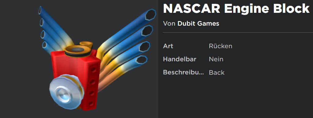 RobloxInfoDE's tweet photo. NEUER KOSTENLOSER GEGENSTAND: Finden Sie 75 Diamanten, die in der riesigen Spielstadt RoVille verstreut sind, und kehren Sie zum Nascar Speed Hub zurück, um einen Rucksack zu verdienen! 🎒

🏎️ • Nascar-Hub: https://t.co/IsC6SLvdqt

💎 • RoVille: https://t.co/U027hqqstn https://t.co/JBqeq5eVhf