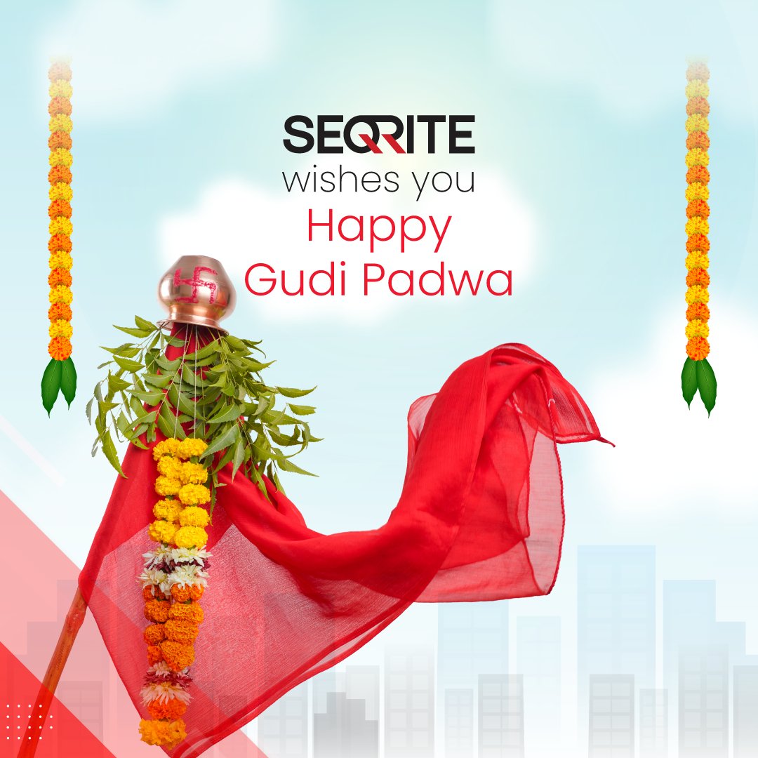 Seqrite's tweet photo. Team SEQRITE wishes you a prosperous Gudi Padwa and a safe & secure start to the New Year. With renewed hopes and aspirations, may your business soar to new heights in the year ahead while you leave all your #cybersecurity woes to us.
#SEQRITE #Gudipadwa #SecureItright https://t.co/TMbZwgLvws