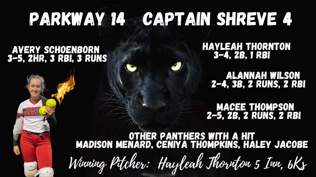 Big TEAM win for the Lady Panthers tonight!!