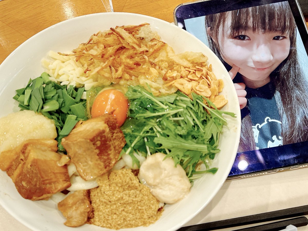 RAIDEN562's tweet photo. #推しメンと推し麺
#栃木市役所 の #まぜうどん
#推しメン は、#WBC #侍ジャパン #優勝 を喜ぶ #野球少女 #Rokets の來未チャン! https://t.co/EBwl5tFtOx