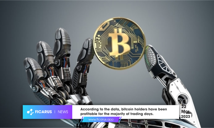 Ficarusapp's tweet photo. According to the data, bitcoin holders have been profitable for the majority of trading days. 

https://t.co/52pGNWeLYx
#Ficarus #Ficarusnews #Bitcoin #Bitcoinholders https://t.co/uCSdiwmHIa