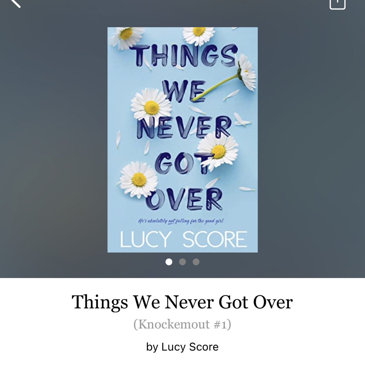 TaraDDonai's tweet photo. Things We Never Got Over by Lucy Score 

#ThingsWeNeverGotOver by #LucyScore #4619 #49chapters #559pages #February2023 #162of400 #NewishRelease #Book #78for25 #Series #KnockemoutSeries #Book1of3 #NaomiAndKnox #Waylay #clearingoffreadingshelves #whatsNext #readitquick https://t.co/GiRJaTF2NU