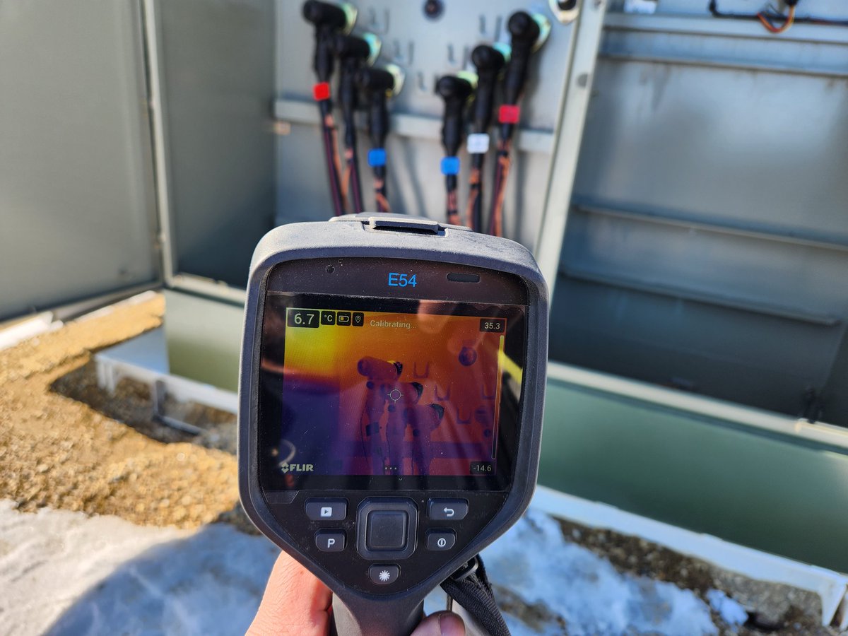 Back at it... #flir #highvoltage