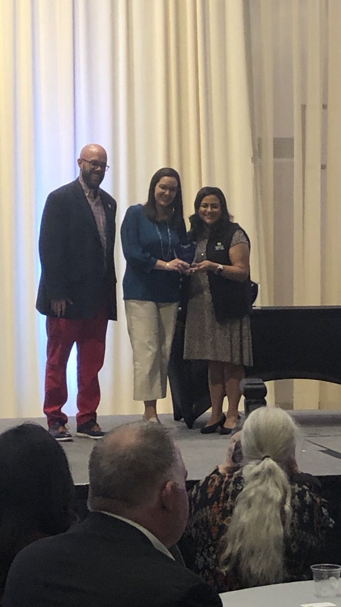 It was a great time celebrating our amazing Rachel Rice, SFE Teacher of the Year, at Partnership Lake Houston Luncheon today! 💙