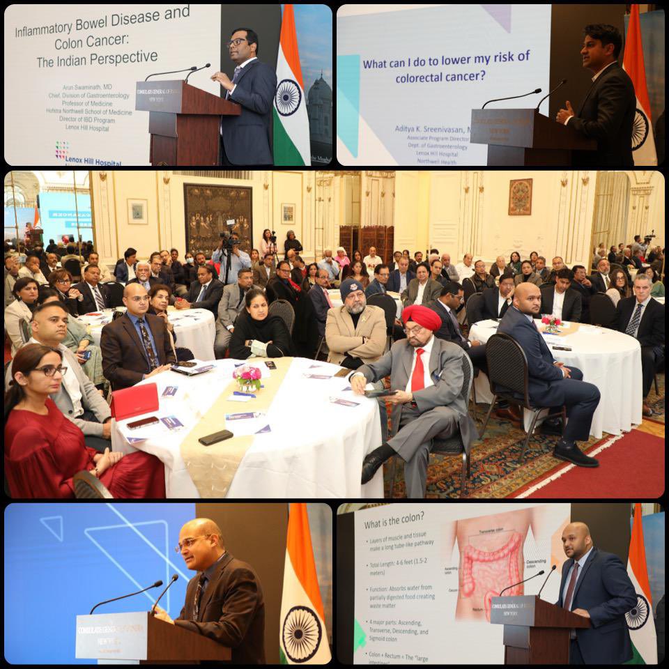 India in New York (@indiainnewyork) on Twitter photo #ColorectalCancerAwarenessMonth
<a href="/IndiainNewYork/">India in New York</a> held seminar creating awareness about screening options for early detection & timely treatment of #ColorectalCancer
Informative talks by <a href="/NYCHealthCommr/">Dr. Michelle Morse</a> and experts <a href="/PeterBhandariMD/">Peter Bhandari, MD</a> <a href="/Swaminath_IBD/">Arun Swaminath MD & Isabel Roitman NP</a> Dr. Aditya Sreenivasan #ColorectalCancerAwarenessMonth
<a href="/IndiainNewYork/">India in New York</a> held seminar creating awareness about screening options for early detection & timely treatment of #ColorectalCancer
Informative talks by <a href="/NYCHealthCommr/">Dr. Michelle Morse</a> and experts <a href="/PeterBhandariMD/">Peter Bhandari, MD</a> <a href="/Swaminath_IBD/">Arun Swaminath MD & Isabel Roitman NP</a> Dr. Aditya Sreenivasan