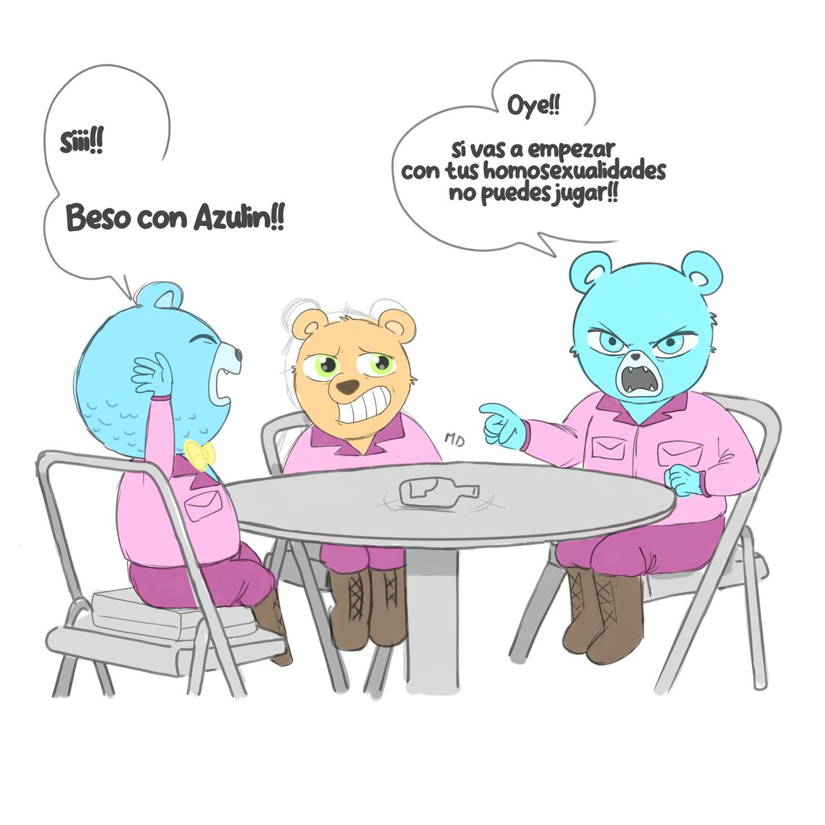 MelloDoodles's tweet photo. Siento que algo así pasaría detras de escenas (? 

-Referencia a Drawn Together 
#UnicornWarsfanart #UnicornWars #UnicornWarsazulin #UnicornWarsachuchones #Uniko https://t.co/p8EHXViWRs