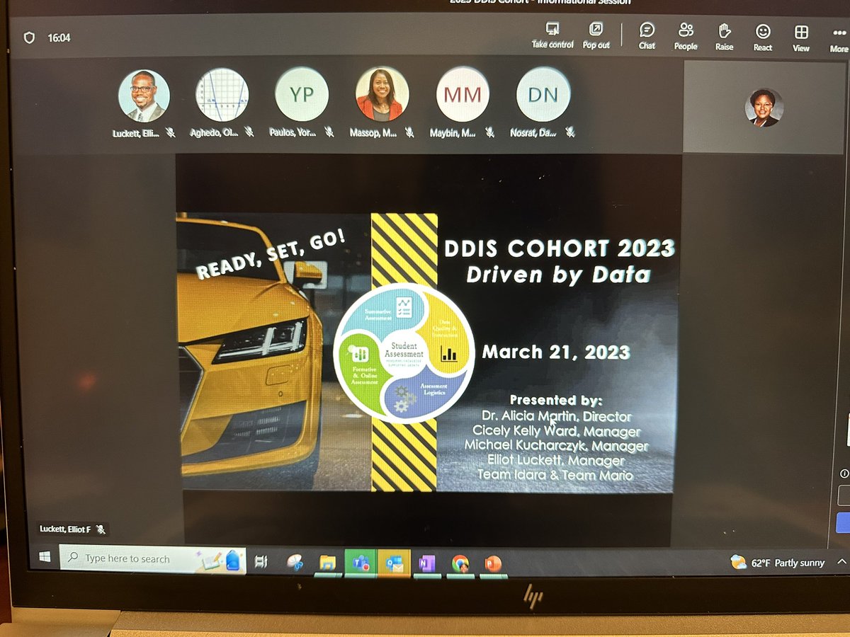 DrAliciaMartin's tweet photo. #DDISCohort Driven by Data 2023 ๐๐๐๐๐๏ธ
Informational Session ๐ @HISD_Assessment #DDIinAction
#DataRichYear #BuildingExcellence๐๐ ๏ธ https://t.co/C7w5kp3iKb