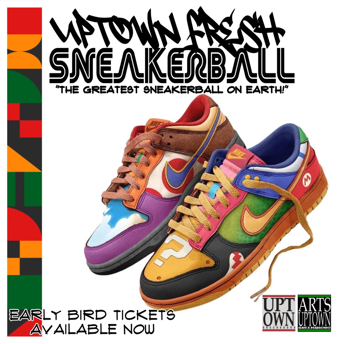 UptownGSO's tweet photo. Greatest Sneakerball on Earth aka the “Uptown FRESH Sneakerball...“
••
#thankyou #juneteenth #juneteenthGSO #juneteenthGreensboro #uptownFRESH #sneakerball #greensboro #triadnc 

Get your tickets now at:
https://t.co/0EcEnA7ntH https://t.co/QSmwmqHUKA
