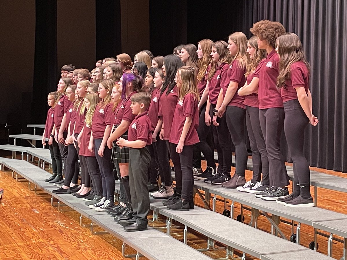 CVIS Singers performing at the CVSD “Sing Into Spring” concert. #cvis17350
