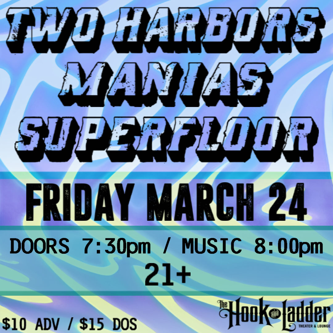 TheHookMpls's tweet photo. ** WIN TIX ** to see Two Harbors + Manias + Superfloor on Fri, Mar 24
--
ENTER HERE ->> https://t.co/oNWxFhvtcX (link in bio)
--
Not feeling lucky???
BUY TIX ->> https://t.co/Zx3j02Lwnt
--
@TwoHarbors #Superfloor #Manias
#TheHookMpls #Minneapolis #MN #MnMusic #Fuzz #Psych #Rock https://t.co/Oq2YGnIoAQ