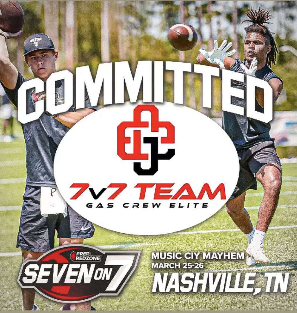 jordankjackson4's tweet photo. Our 15U @GasCrew7v7 will be in TN this weekend at the @PrepRedzone 7v7 #GasCrew #BigGas ⛽️💨🥷 https://t.co/IAWI5E3Yzn