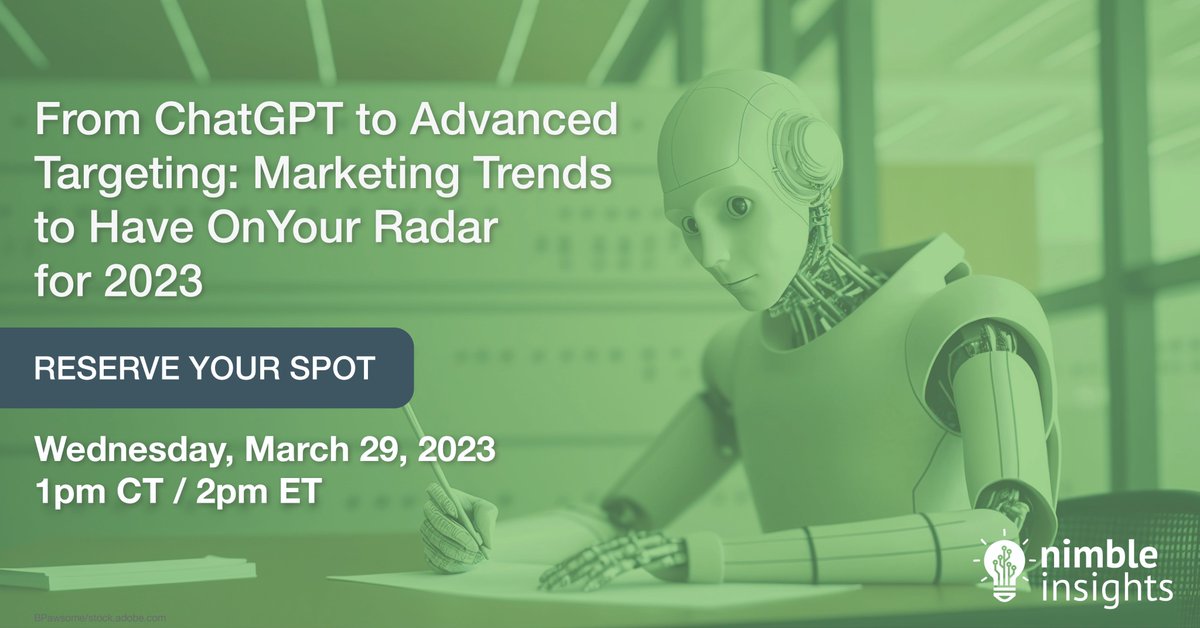 nimblethinkers's tweet photo. Join us next week for our upcoming webinar on marketing trends to track for 2023! Register at https://t.co/2Scv1a9eca https://t.co/dxrEtQPe7p