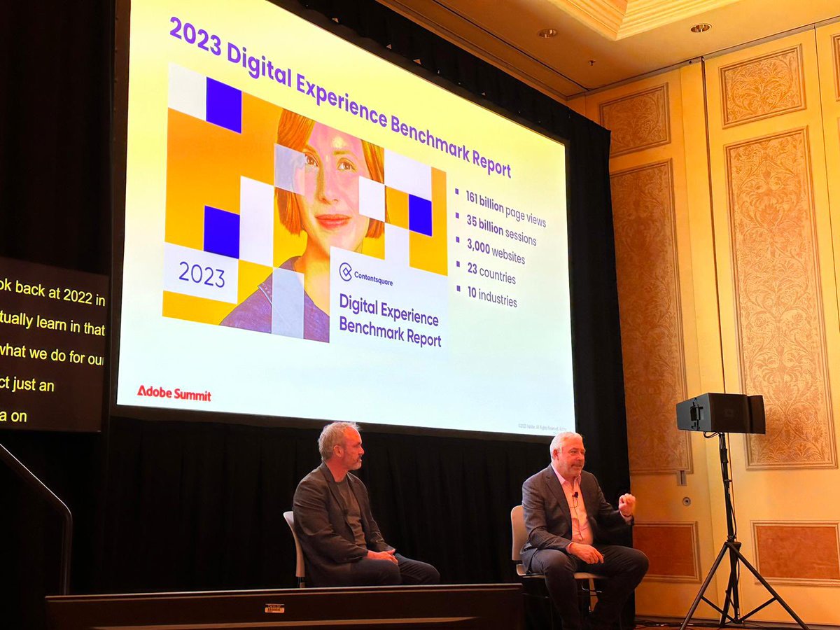 Contentsquare's tweet photo. Thank you to all who attended our session today at @AdobeSummit! Missed the session? No worries - #AdobeSummit will be sharing the recording post-show.
#AdobeSummit2023 #DXA #MoreHumanAnalytics https://t.co/uBK8GfyNQy