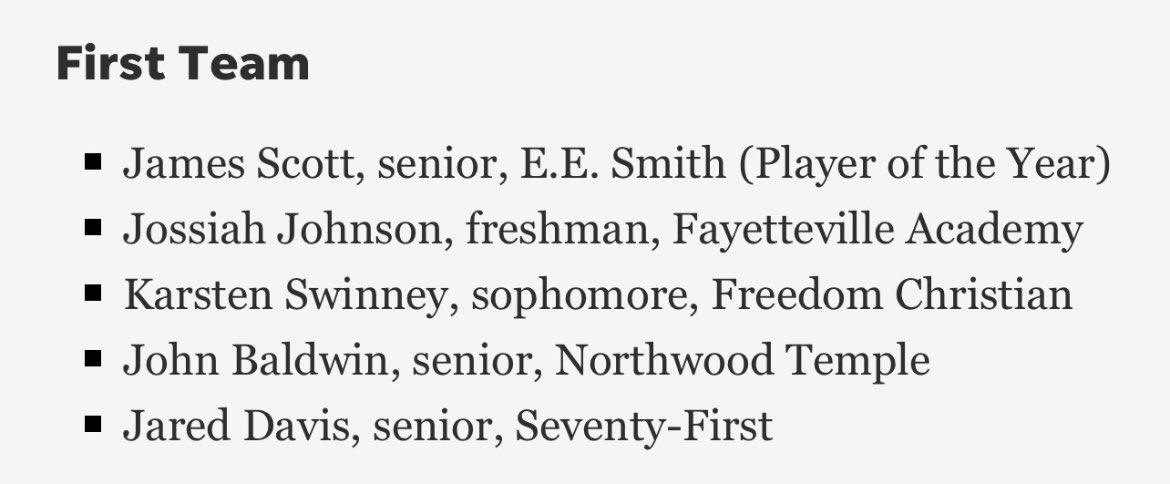 1karstennn's tweet photo. 1st team all county💯💪🏽 https://t.co/xdv2u4l0ua