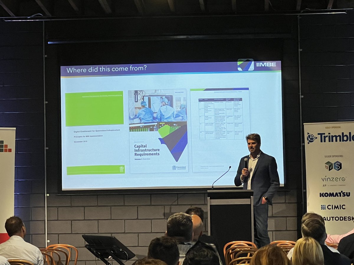 Today at the #FutureInfrastructureSummit presented by #buildingSMART Australasia (bSA) &amp; #LeanConstruction ANZ to bring together industry practitioners. Listening to Leadership &amp; Gov. Session, including great talks by #AdamGriffiths from #TfNSW and #TobyMaple from #iimbe.