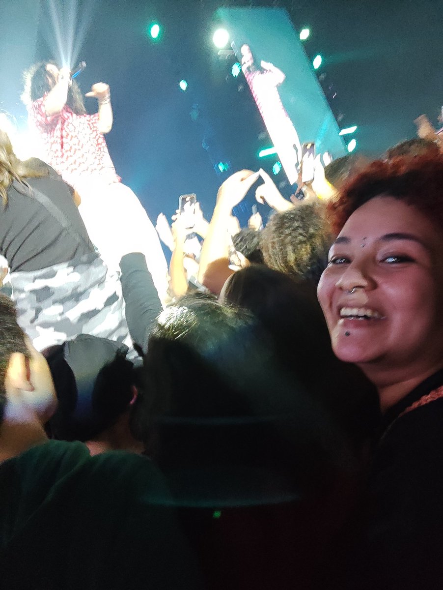samomian's tweet photo. I know no body mentioned this, but do you guys remember that in October 2022 at @russdiemon concert at the Pyramids in Egypt... Someone in the crowd fainted and he stopped the show till he made sure that person got the care needed and got assisted first before he went on ?! 
☮️🐐 https://t.co/qaOkDvgzUM