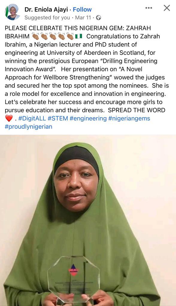 SSAStudentDSP's tweet photo. We celebrate you, Zahrah Ibrahim. 
CONGRATULATIONS 🍾 https://t.co/2g6KVPP3KI