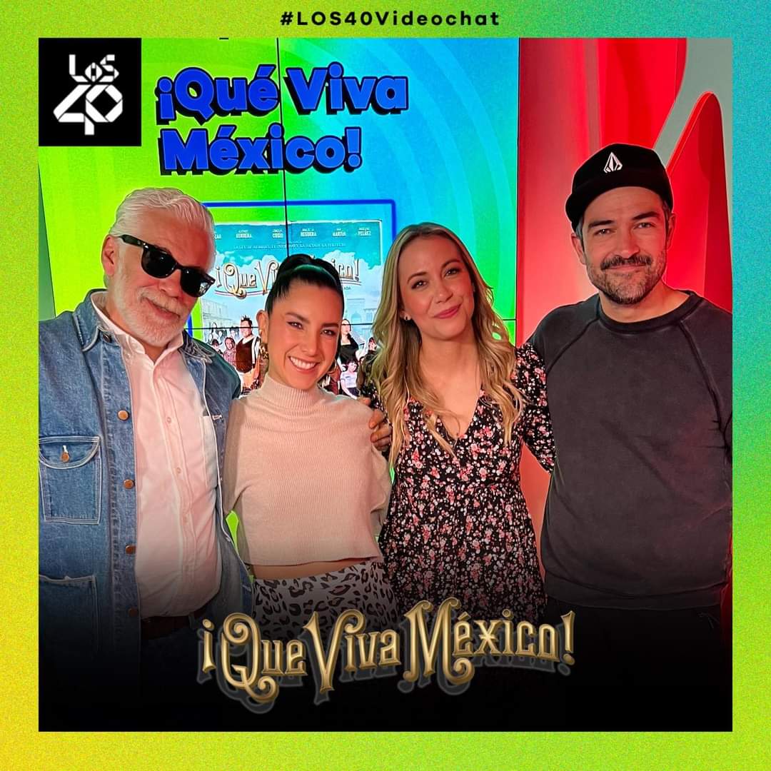Sonrie_PonchoHD's tweet photo. Por si no lo vieron #Los40Videochat una gran  entrevista a Luis Estrada Y Alfonso Herrera hablando de @QueVivaMexico__   en De Película 40 por @los40mx 
https://t.co/qr5fl5698v https://t.co/yTA6yn4ttt