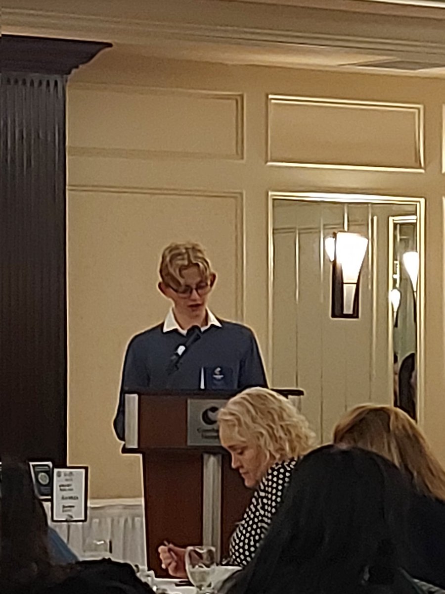 ODHigh's tweet photo. We are beaming with #PatriotPride for Eamon Fogwill who won 2nd Place in this year's Rotary Speak-Off! We are so proud of you! Congratulations to all the speakers and a huge thank you to the hosts @Rotary. Such a wonderful evening! @RotaryStJohnsNL @NLESDCA @CouncilOd https://t.co/gNJEH1covk