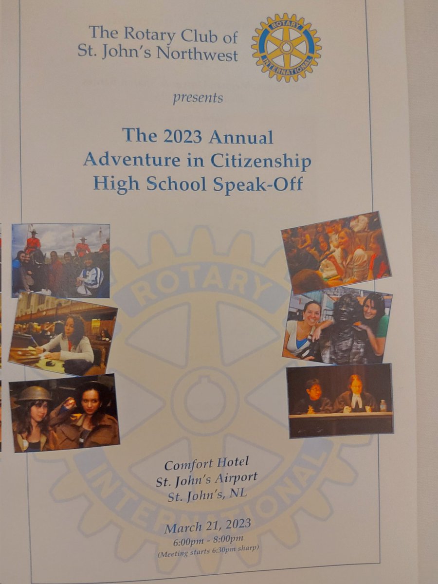 We are beaming with #PatriotPride for Eamon Fogwill who won 2nd Place in this year's Rotary Speak-Off! We are so proud of you! Congratulations to all the speakers and a huge thank you to the hosts <a href="/Rotary/">Rotary International</a>. Such a wonderful evening! <a href="/RotaryStJohnsNL/">Rotary Club St. John’s</a> <a href="/NLESDCA/">NLESD</a> <a href="/CouncilOd/">od_council</a>