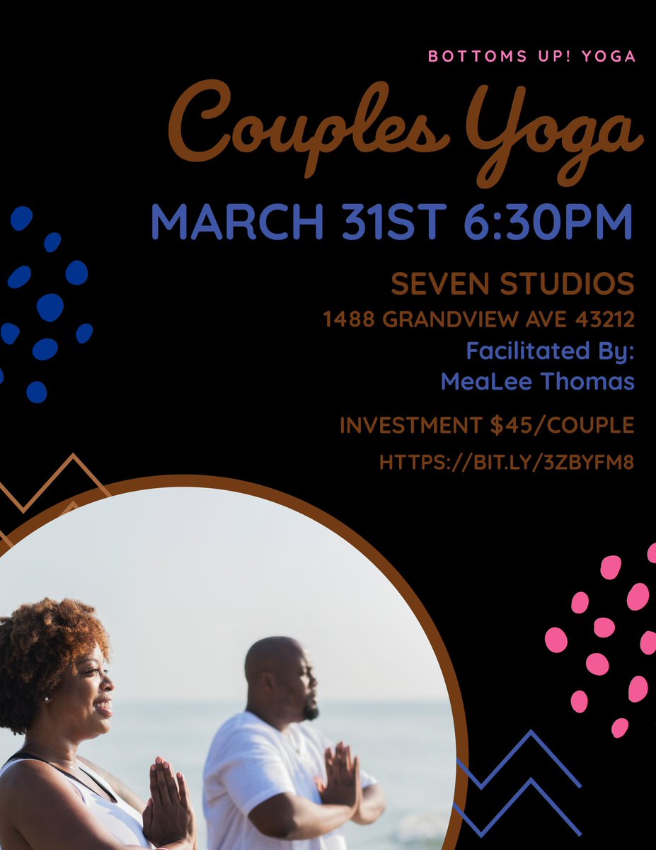 PurpleReignWell's tweet photo. #CouplesYoga 3/31 reserve your spot!!

https://t.co/Ms6n9mAAa4
@SevenStudiosJW #yoga #columbusOhio https://t.co/szLqftvTBM