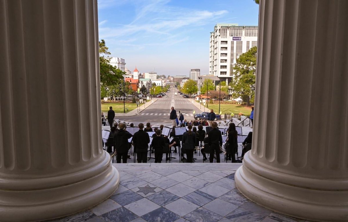 AuburnCityEdu's tweet photo. PERFORMING ARTS🎵: Today was the #AMEA “Hill Day” in Montgomery!

@AuburnJrHigh Jazz Band and Show Choir performed during this statewide advocacy event!
(📸 by @bennettphoto)

Click the Link Tree in our bio to see more on #AuburnCitySchools Facebook! https://t.co/o6rFxguqhs