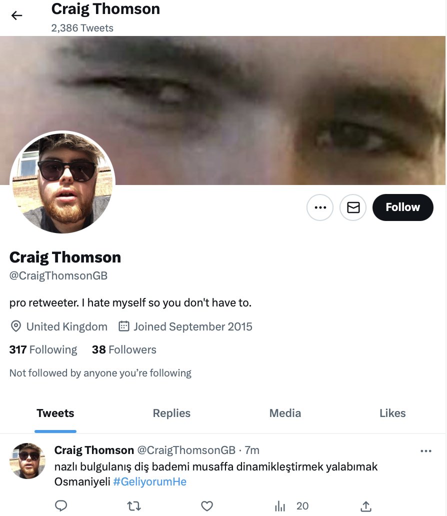 FakeTrendAlert's tweet photo. Dear Turkish people. 
What the hell?
Are you seriously controlling all the bots around the world?
Check the bots that tweeted #GeliyorumHe
Indian, Brazilian, Egyptian, Pakistani, Hungarian, English, American!
THAT'S SO SCARY https://t.co/DBaQqNXb4i